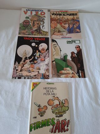COMIC ESPAÑOL. LOTE DE 5 COMICS.