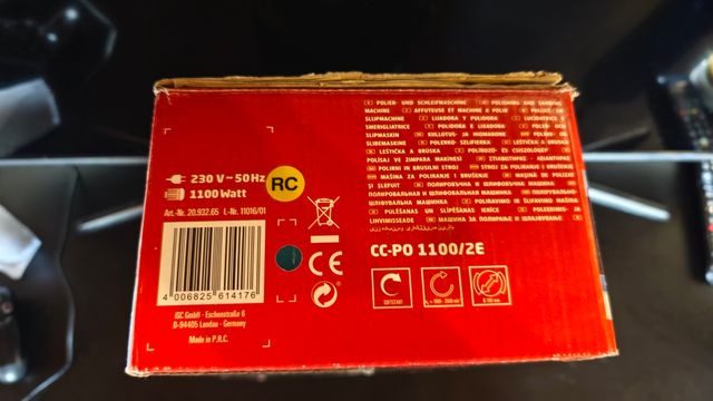 Pulidora Einhell CC-PO 1100/2E