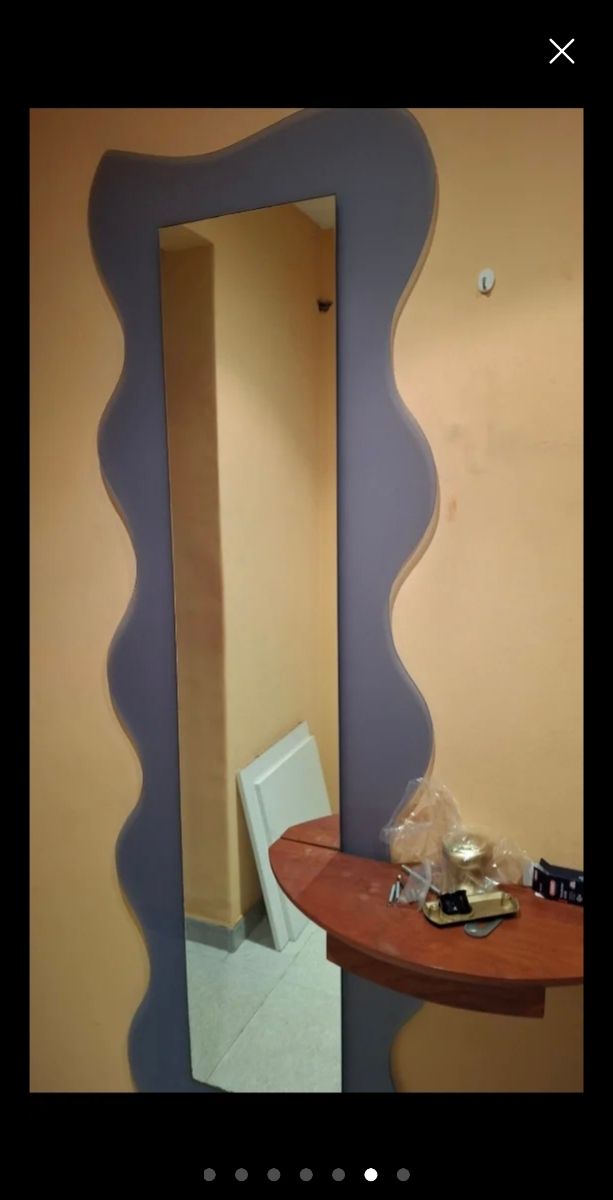 Espejo recibidor | Gris-Morado