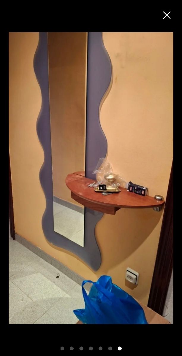 Espejo recibidor | Gris-Morado