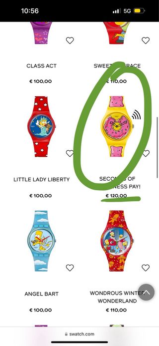 Reloj Swatch Simpsons 