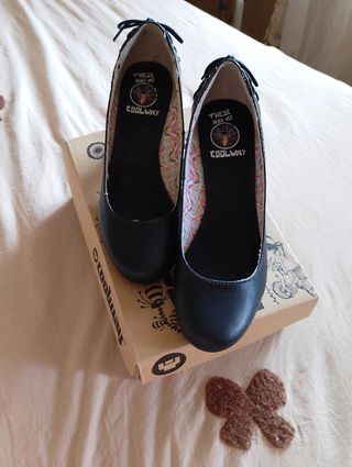 Zapatos Coolway negros tacón 41