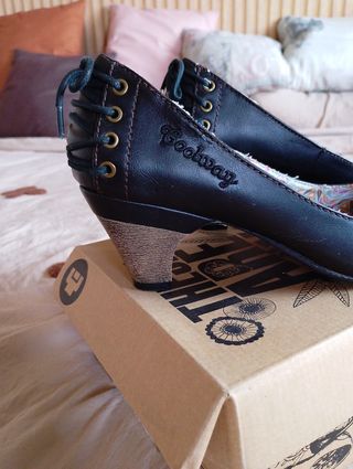 Zapatos Coolway negros tacón 41