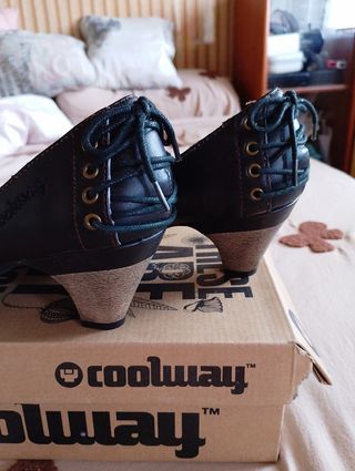 Zapatos Coolway negros tacón 41