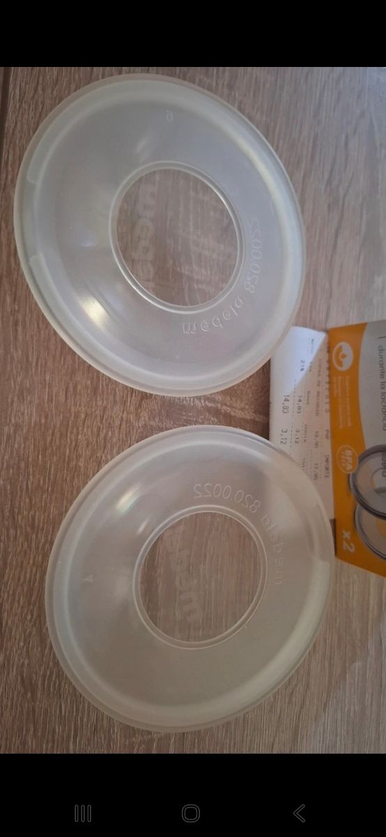 2 Copas recolectoras Medela de Leche Materna