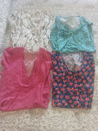 4 Vestidos estampados mujer
Diversas tallas(S a L)