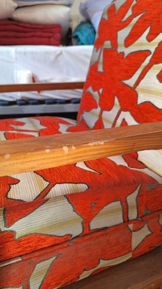 Sillón histórico madera maciza estilo vintage