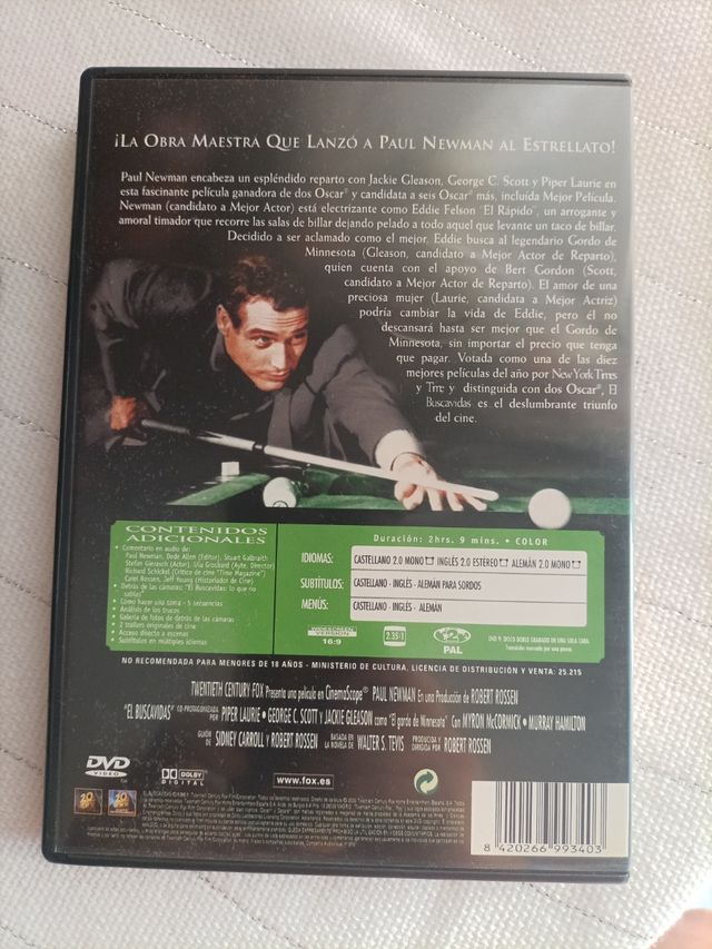 DVD El Buscavidas (The Hustler)