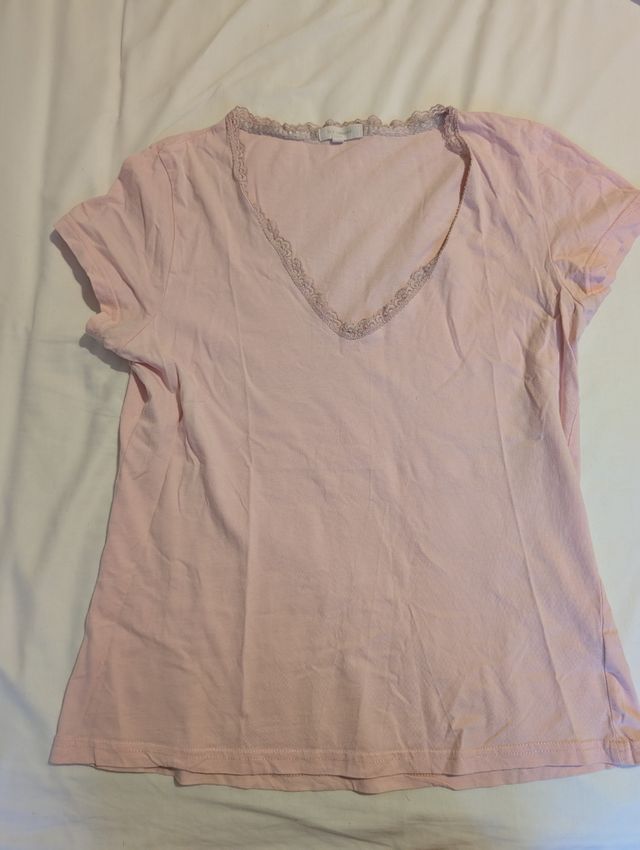 Camiseta rosa Tex Lingerie M