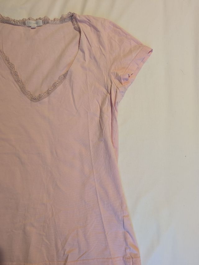 Camiseta rosa Tex Lingerie M