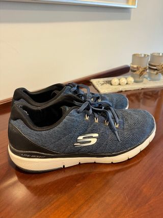 Zapatillas Skechers Lite-Weight azules 