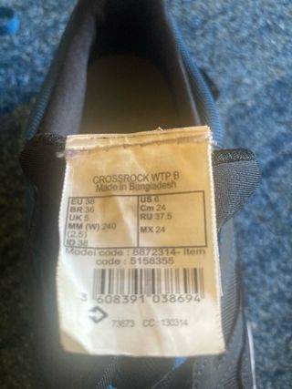 Zapatillas Quechua trekking - Azul y Negro