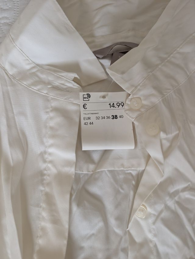 Camisa blanca H&M - Talla M