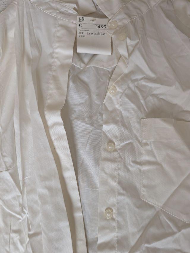 Camisa blanca H&M - Talla M