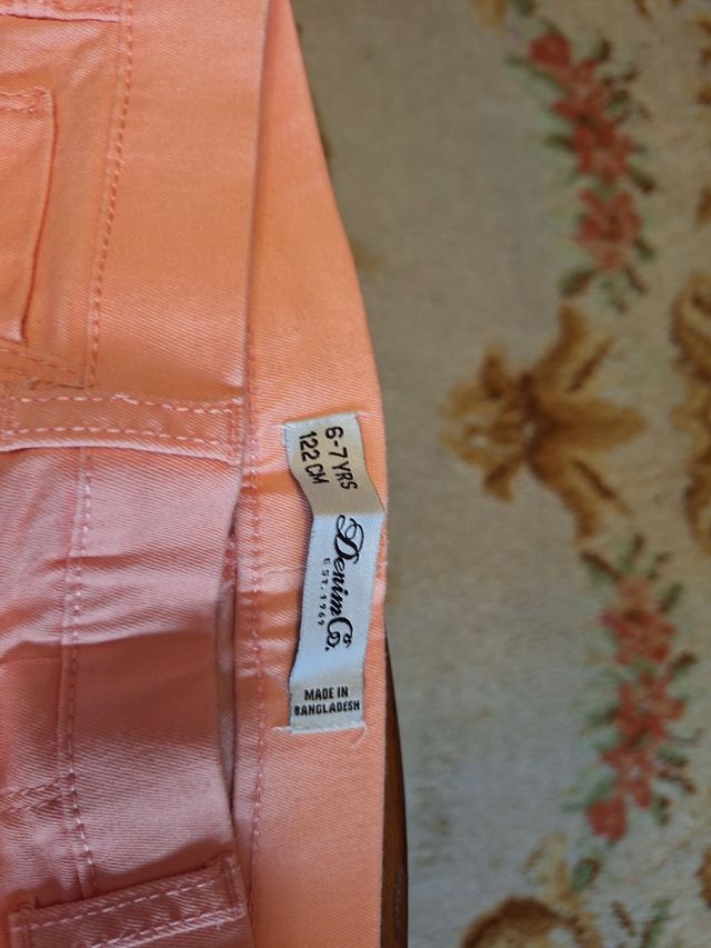 Pantalones niña elásticos - 6-7 años