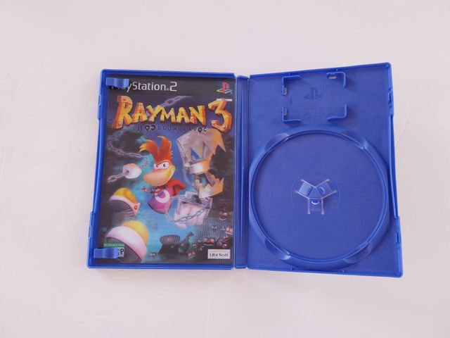 CAJA + PORTADA INTERIOR 3D JUEGO RAYMAN 3 PS2