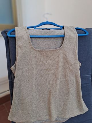  Canotta dorata beige
