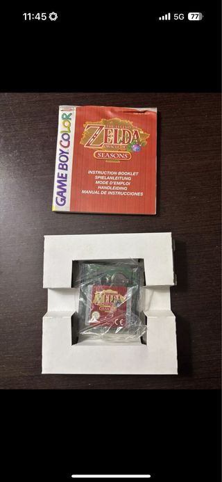 Juego Game Boy Color - Zelda Oracle Seasons