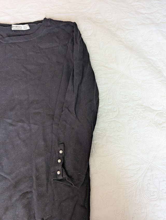 Suéter Stradivarius negro - Talla M