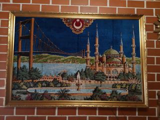 Tapiz Estambul: Puente & Mezquita