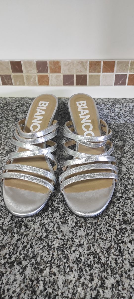 Sandalias Bianco Plata