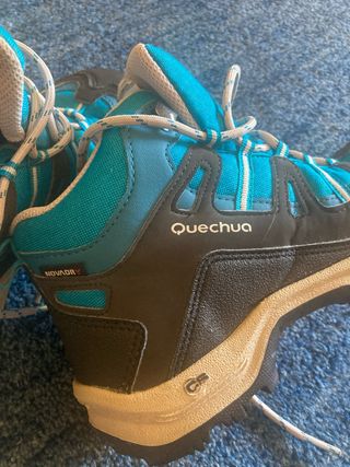 Botas trekking Quechua niño - Azul/Negro