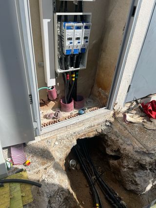 lampista y paleta con experiencia