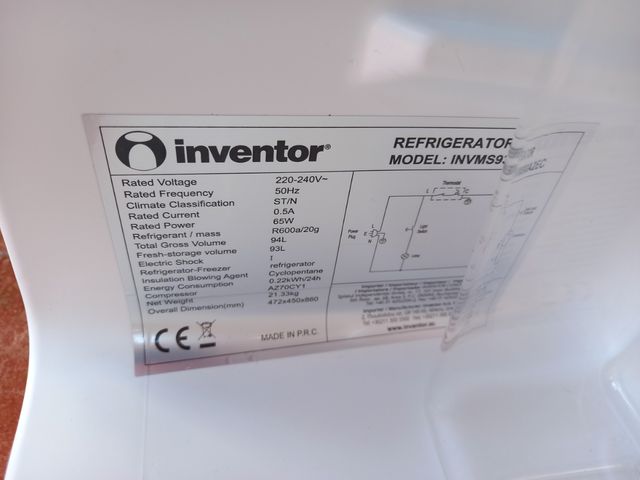 Nevera pequeña Inventor