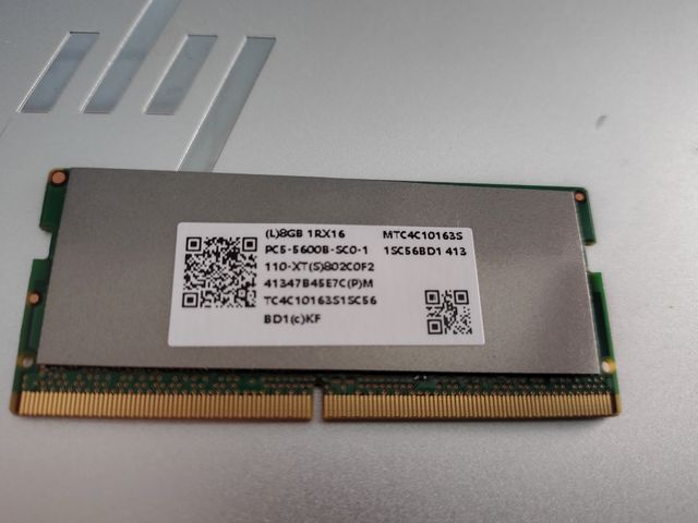 Memorias portátil 16GB 5600 sodimm