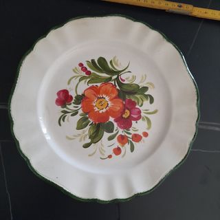 Piatto da appendere vintage floreale
