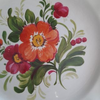 Piatto da appendere vintage floreale