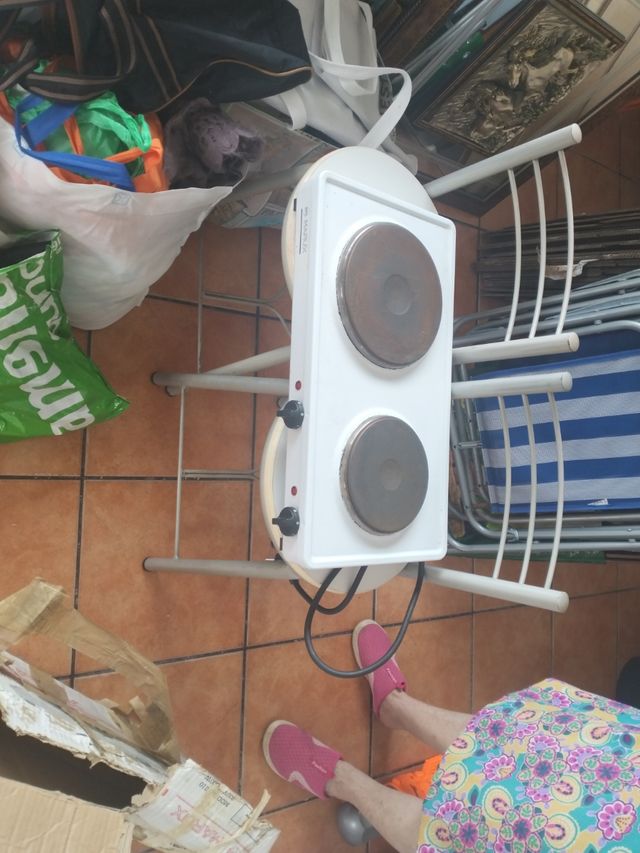 Fornello elettrico a 2 fuochi