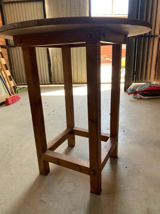 Mesa camilla 70 cm diametro - Madera