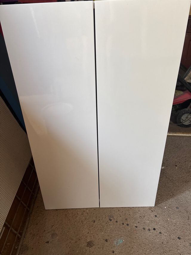 Mueble baño blanco - 2 puertas