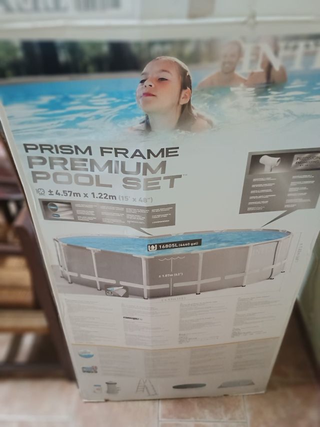 Piscina Intex Prism Frame 4.57m x 1.22m
