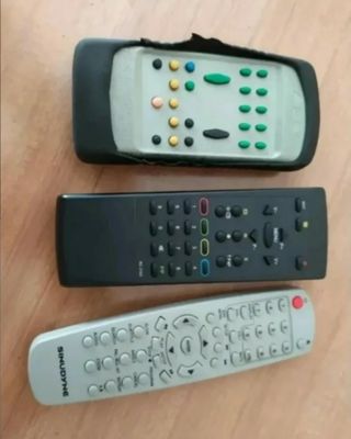 3 Telecomandi TV vintage