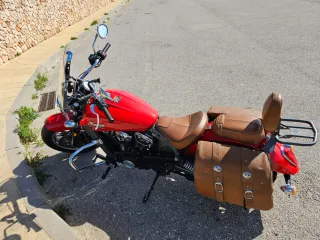 Indian Scout roja 1133 cc