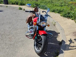 Indian Scout roja 1133 cc