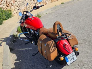Indian Scout roja 1133 cc