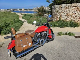 Indian Scout roja 1133 cc