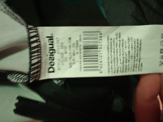 Vestido rojo y negro talla L