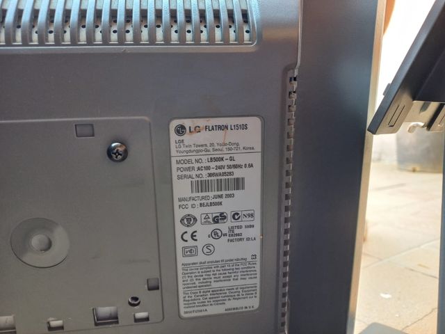 PC DELL + monitor LG + teclado + raton