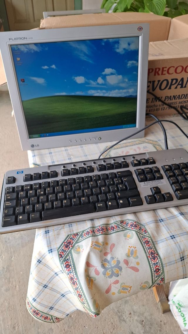 PC DELL + monitor LG + teclado + raton