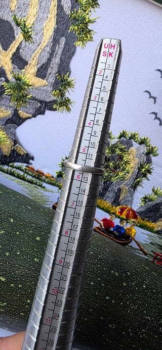 Anillo vintage plata años 70 gato