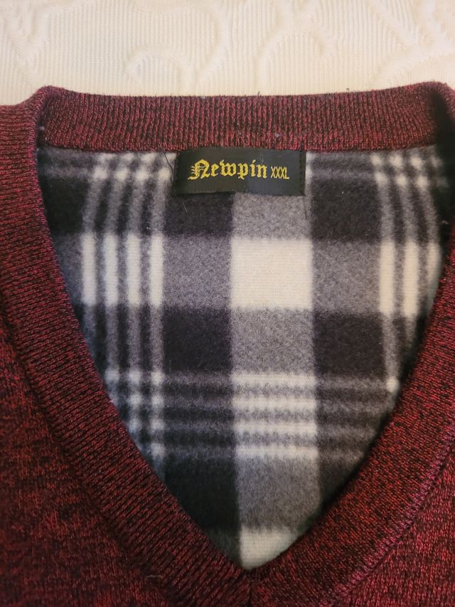 Suéter marrón-rojo