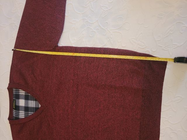 Suéter marrón-rojo