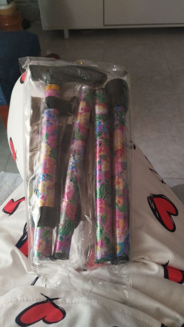 Bastón Plegable Flores - NUEVO