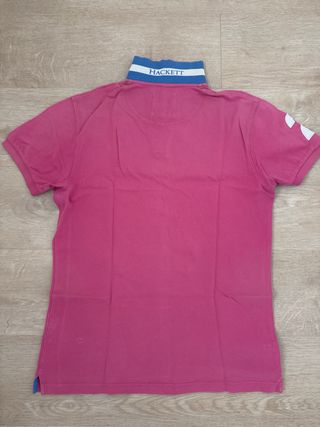 Polo Hackett rosa talla L