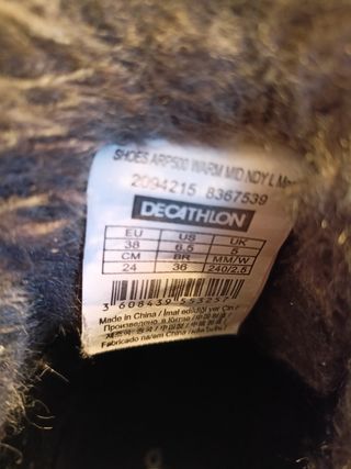 Botas Quechua Marrón - Talla 38