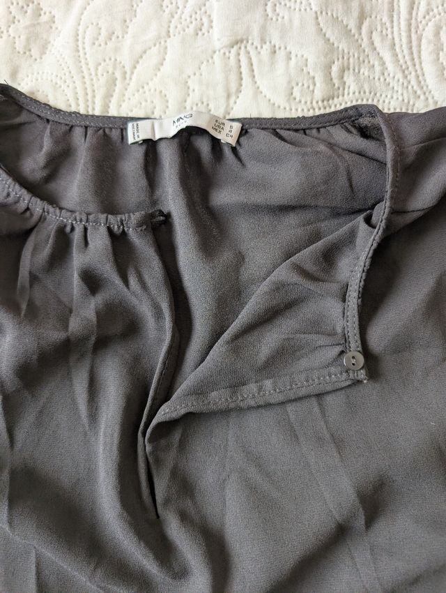 Top Mango negro talla S